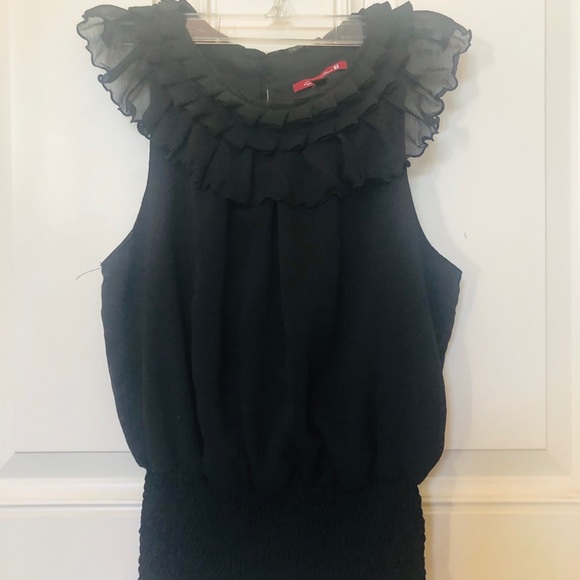 Ladies Sleeveless Black Top/Blouse Size Large - Picture 5 of 7